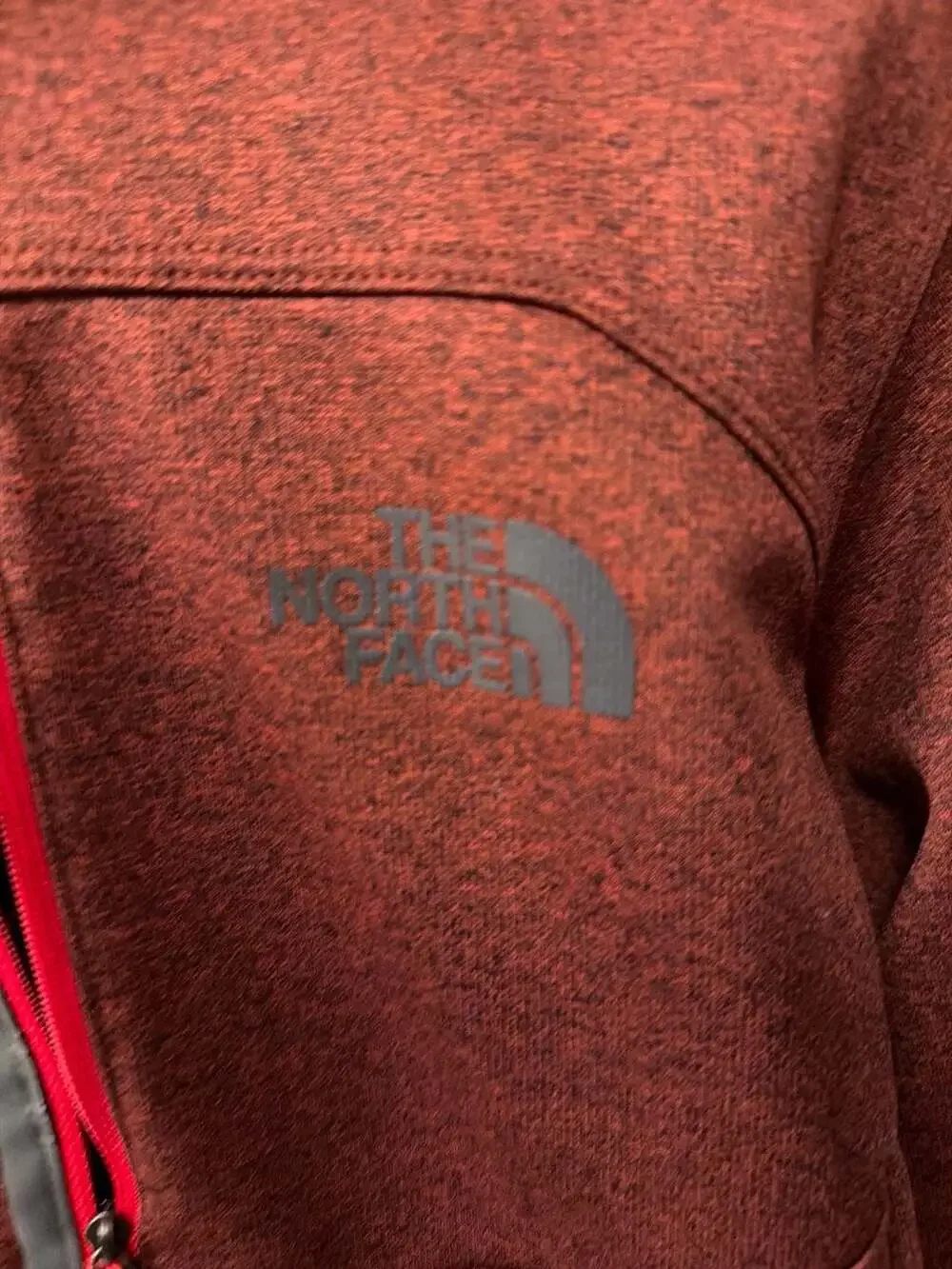 The North Face Men's Canyonland‎ Full Zip Hooded Fleece Jacket Burgundy Sz sm